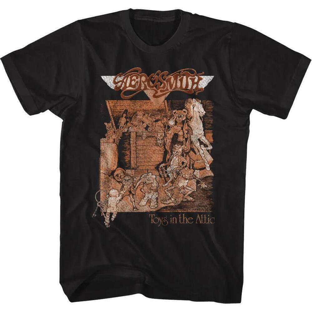 Toys In The Attic Album Cover Aerosmith Rock Music Fan T-Shirt